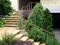 Sicherer Zugang - Treppe zum Haus